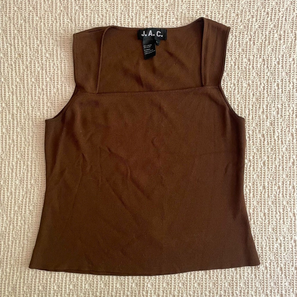 J.A.C SQUARE NECK TANK TOP